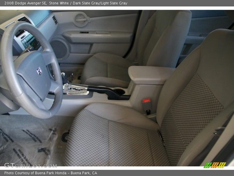Stone White / Dark Slate Gray/Light Slate Gray 2008 Dodge Avenger SE