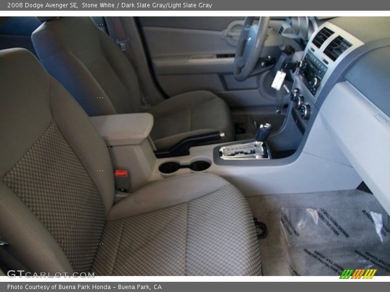 Stone White / Dark Slate Gray/Light Slate Gray 2008 Dodge Avenger SE