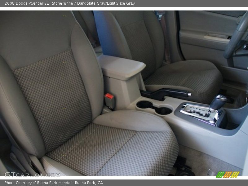 Stone White / Dark Slate Gray/Light Slate Gray 2008 Dodge Avenger SE