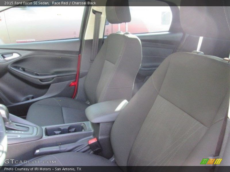 Race Red / Charcoal Black 2015 Ford Focus SE Sedan