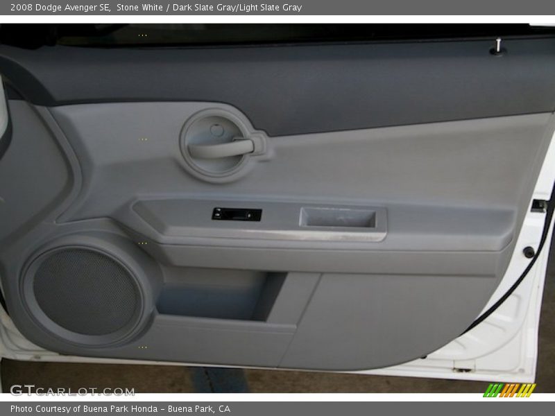 Stone White / Dark Slate Gray/Light Slate Gray 2008 Dodge Avenger SE