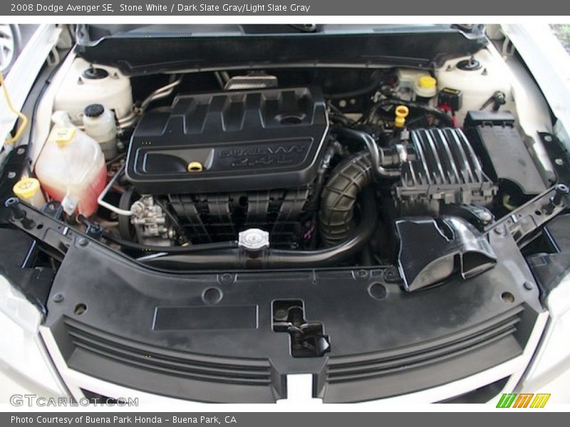 Stone White / Dark Slate Gray/Light Slate Gray 2008 Dodge Avenger SE