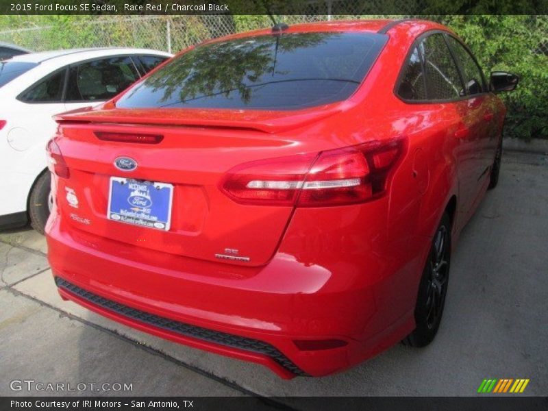 Race Red / Charcoal Black 2015 Ford Focus SE Sedan