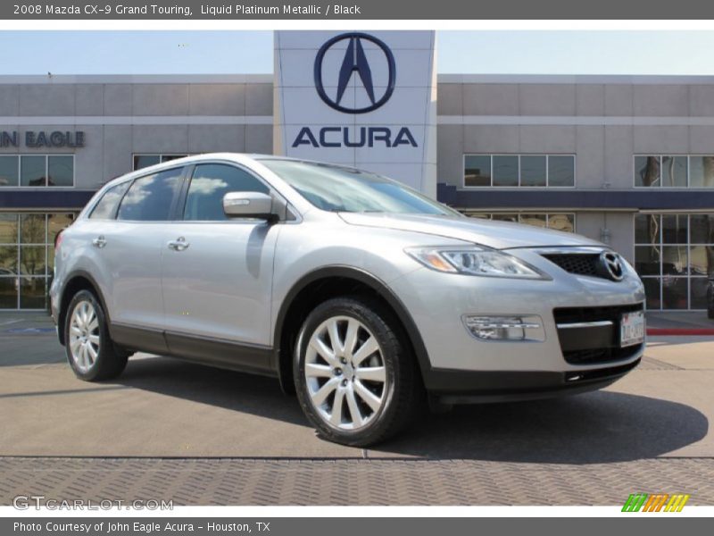 Liquid Platinum Metallic / Black 2008 Mazda CX-9 Grand Touring