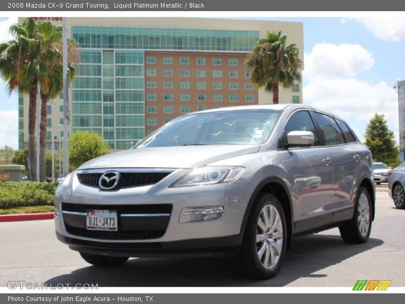 Liquid Platinum Metallic / Black 2008 Mazda CX-9 Grand Touring