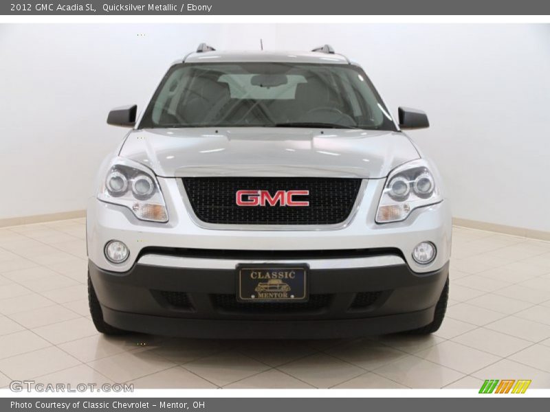 Quicksilver Metallic / Ebony 2012 GMC Acadia SL