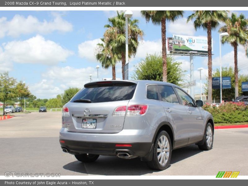Liquid Platinum Metallic / Black 2008 Mazda CX-9 Grand Touring