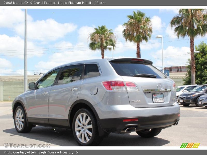 Liquid Platinum Metallic / Black 2008 Mazda CX-9 Grand Touring