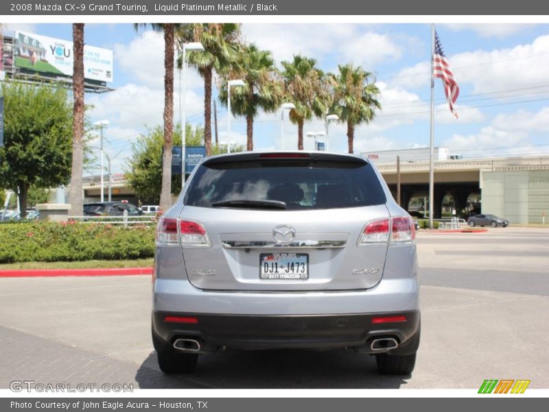 Liquid Platinum Metallic / Black 2008 Mazda CX-9 Grand Touring