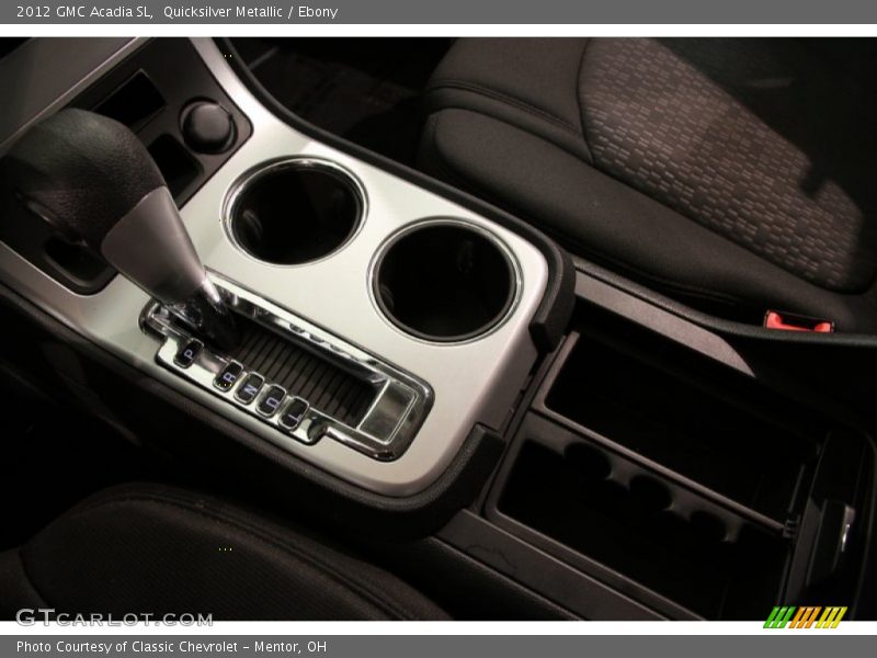 Quicksilver Metallic / Ebony 2012 GMC Acadia SL
