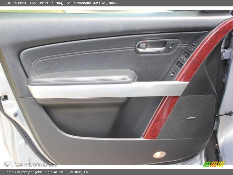 Liquid Platinum Metallic / Black 2008 Mazda CX-9 Grand Touring