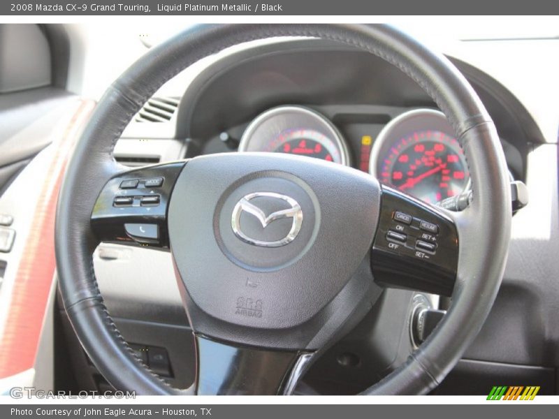 Liquid Platinum Metallic / Black 2008 Mazda CX-9 Grand Touring