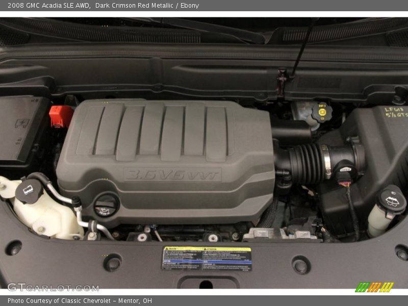  2008 Acadia SLE AWD Engine - 3.6 Liter DOHC 24-Valve VVT V6