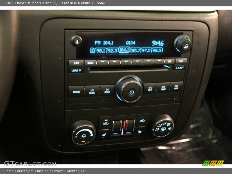 Laser Blue Metallic / Ebony 2006 Chevrolet Monte Carlo SS