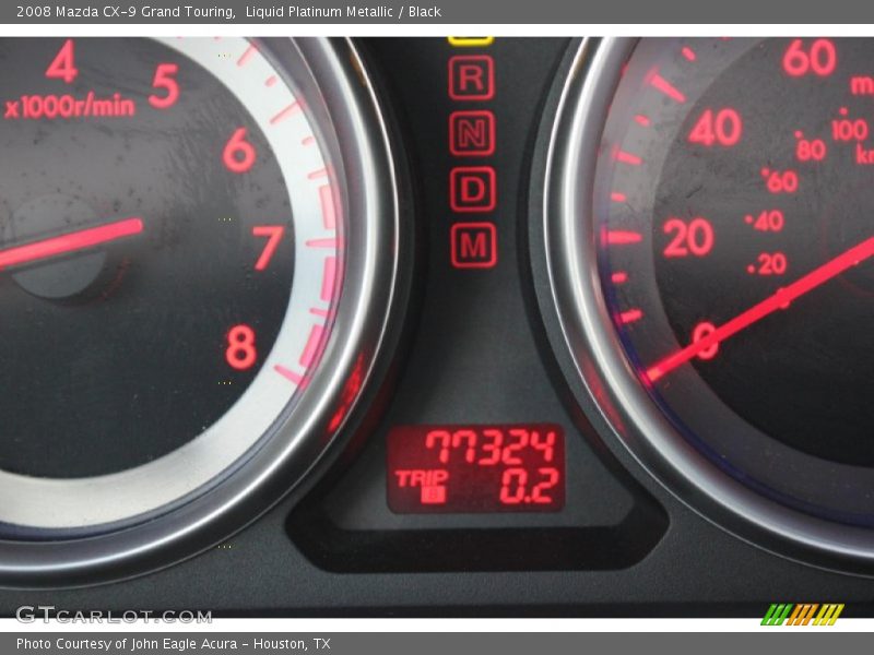 Liquid Platinum Metallic / Black 2008 Mazda CX-9 Grand Touring