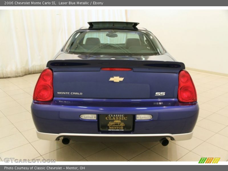 Laser Blue Metallic / Ebony 2006 Chevrolet Monte Carlo SS