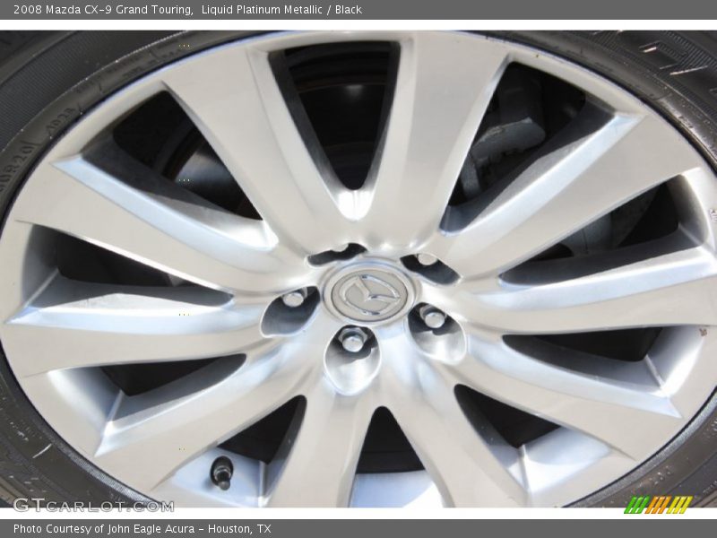 Liquid Platinum Metallic / Black 2008 Mazda CX-9 Grand Touring