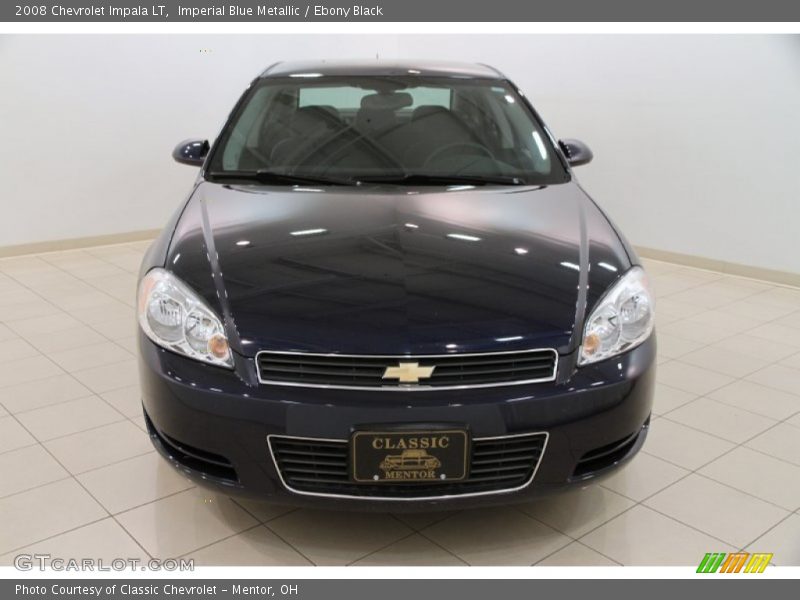Imperial Blue Metallic / Ebony Black 2008 Chevrolet Impala LT
