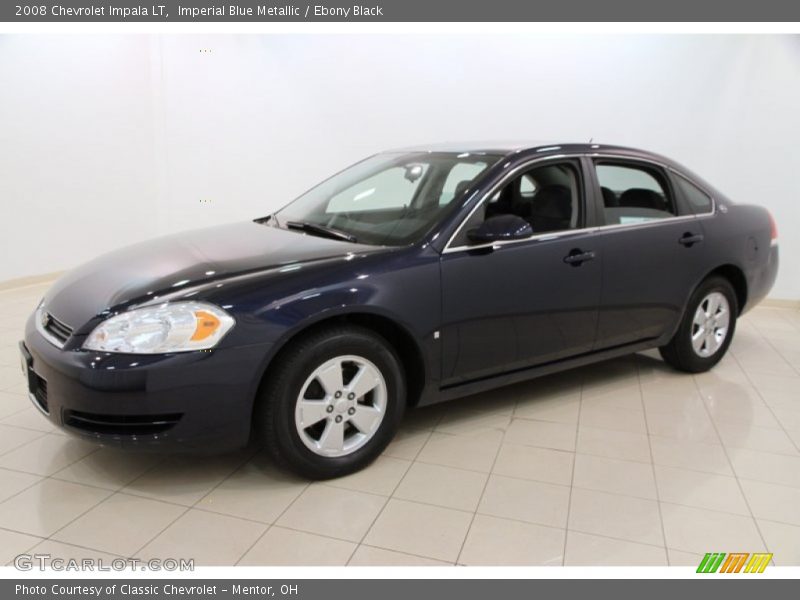 Imperial Blue Metallic / Ebony Black 2008 Chevrolet Impala LT