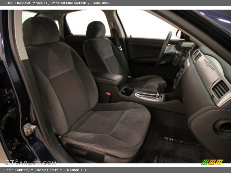 Imperial Blue Metallic / Ebony Black 2008 Chevrolet Impala LT