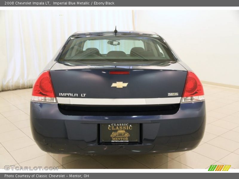 Imperial Blue Metallic / Ebony Black 2008 Chevrolet Impala LT