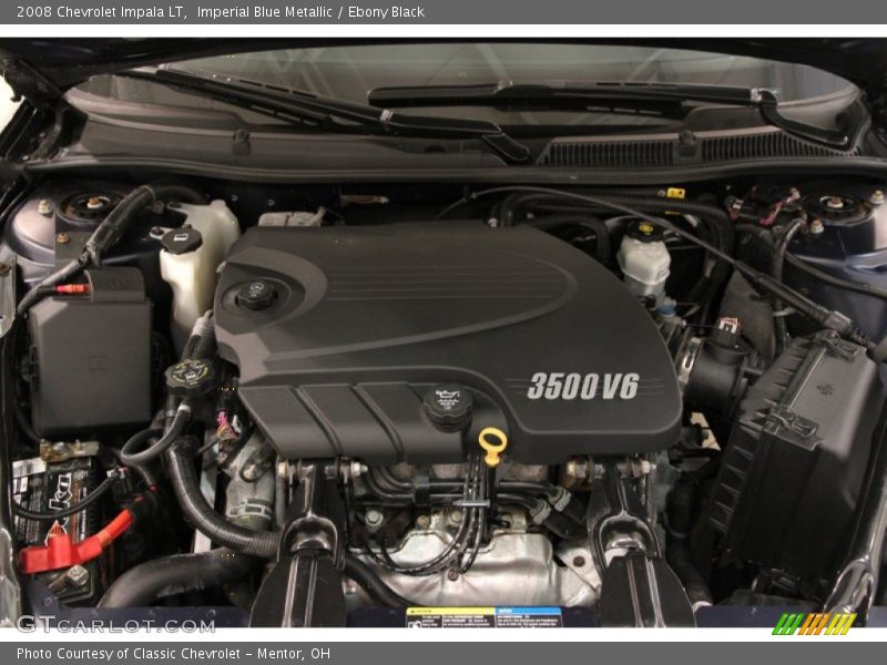 Imperial Blue Metallic / Ebony Black 2008 Chevrolet Impala LT