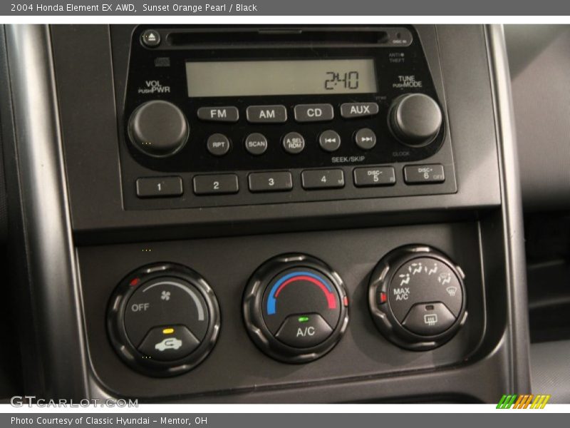 Controls of 2004 Element EX AWD