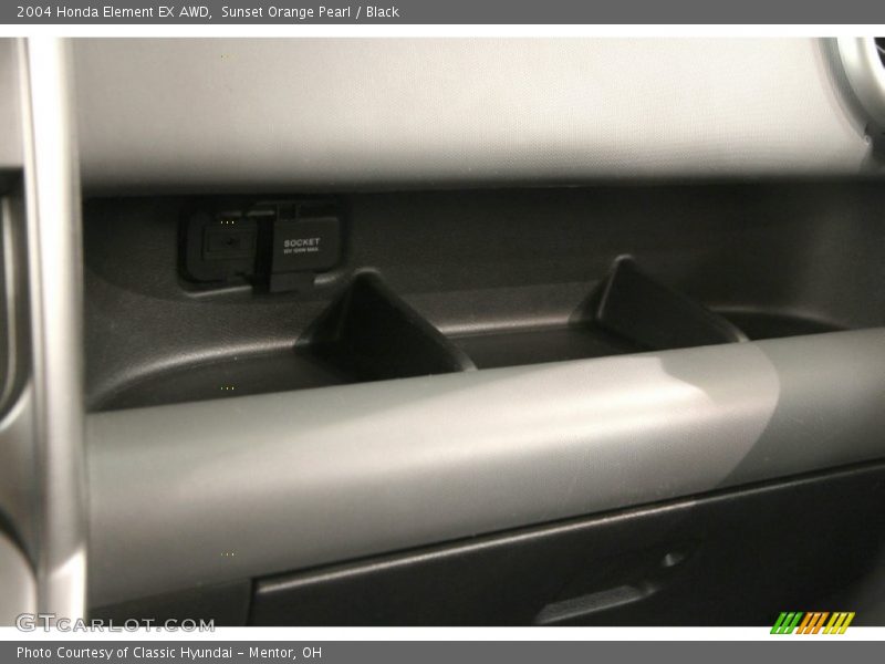 Sunset Orange Pearl / Black 2004 Honda Element EX AWD