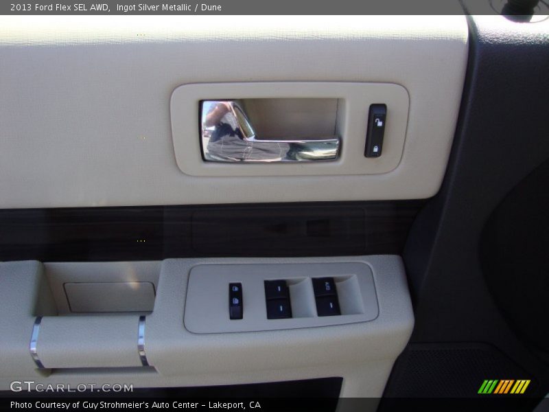 Ingot Silver Metallic / Dune 2013 Ford Flex SEL AWD