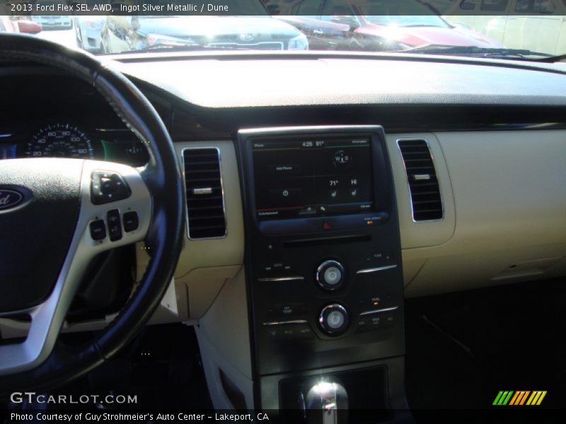 Ingot Silver Metallic / Dune 2013 Ford Flex SEL AWD