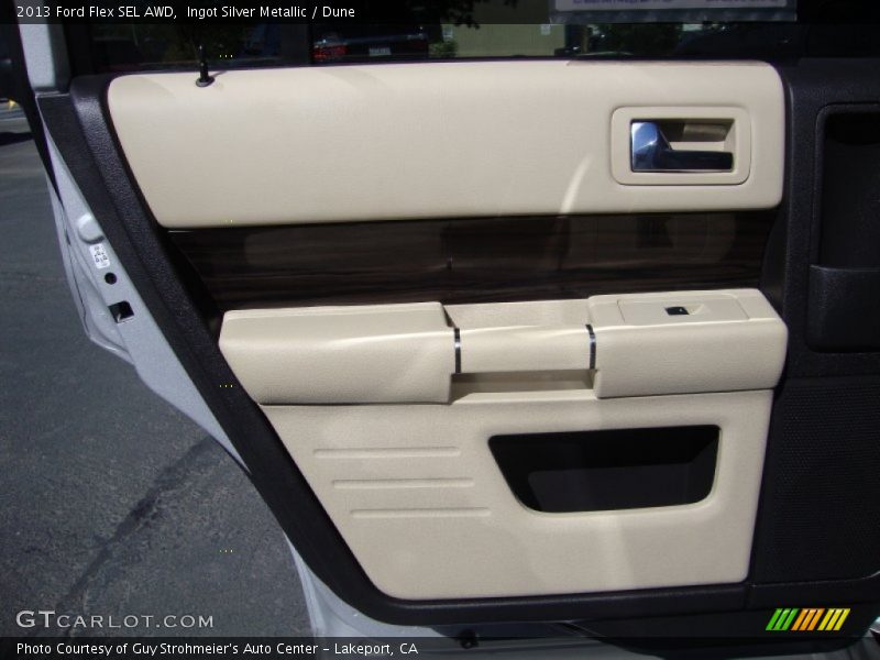 Ingot Silver Metallic / Dune 2013 Ford Flex SEL AWD