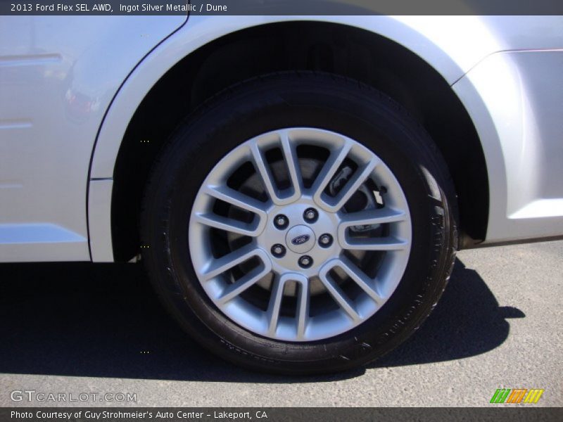 Ingot Silver Metallic / Dune 2013 Ford Flex SEL AWD