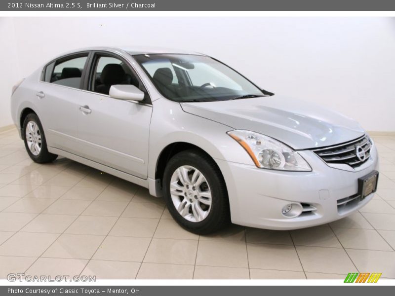 Brilliant Silver / Charcoal 2012 Nissan Altima 2.5 S