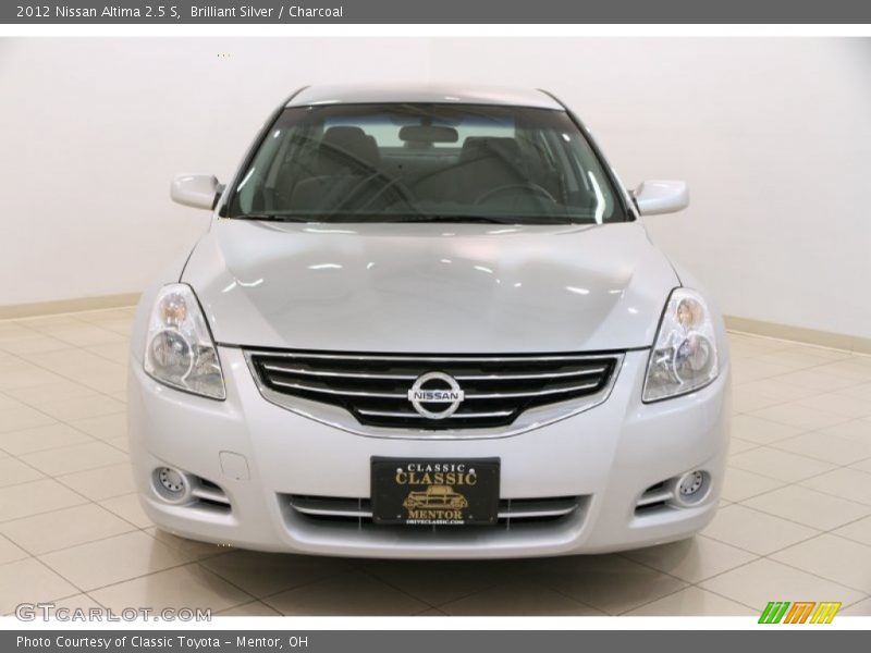 Brilliant Silver / Charcoal 2012 Nissan Altima 2.5 S
