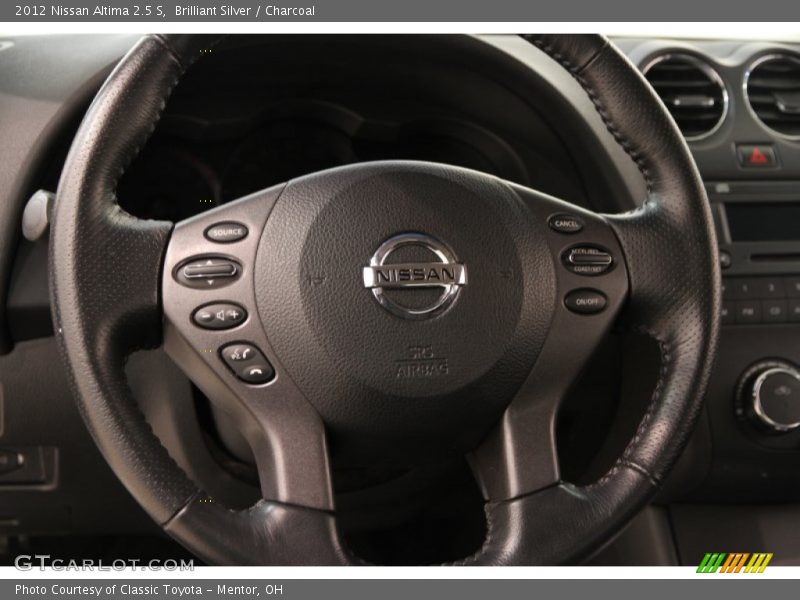 Brilliant Silver / Charcoal 2012 Nissan Altima 2.5 S