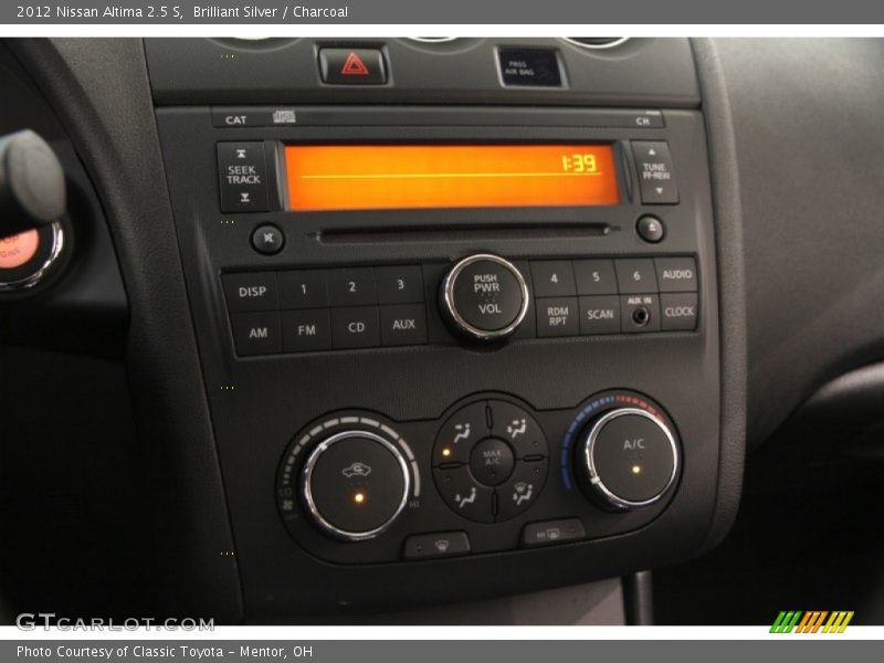 Brilliant Silver / Charcoal 2012 Nissan Altima 2.5 S