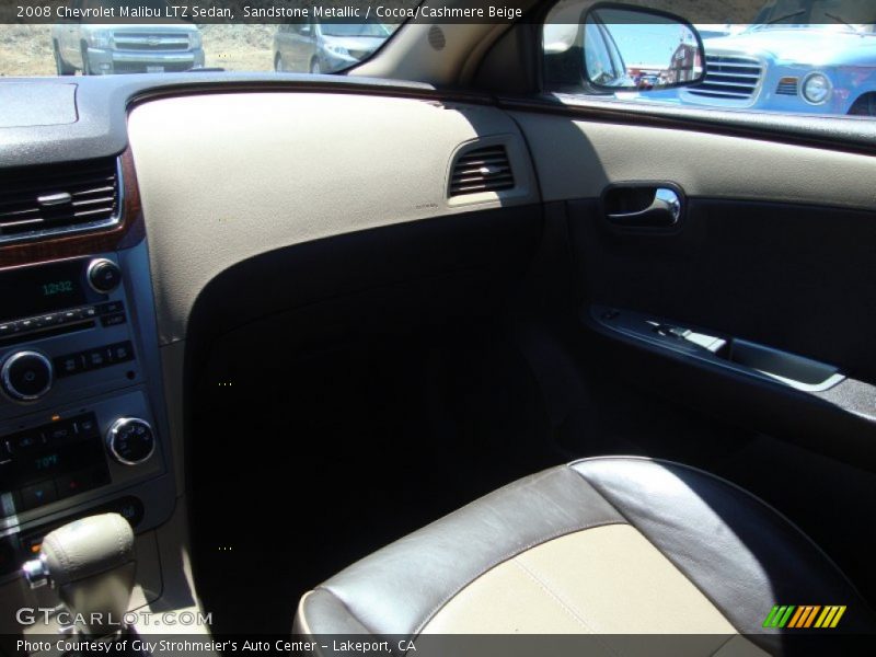 Sandstone Metallic / Cocoa/Cashmere Beige 2008 Chevrolet Malibu LTZ Sedan