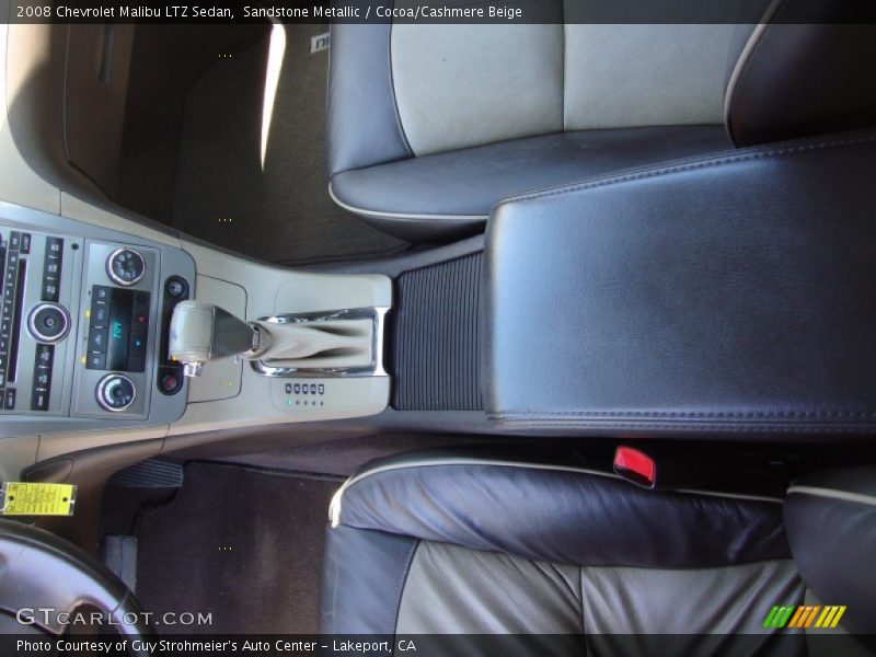 Sandstone Metallic / Cocoa/Cashmere Beige 2008 Chevrolet Malibu LTZ Sedan