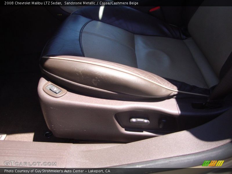 Sandstone Metallic / Cocoa/Cashmere Beige 2008 Chevrolet Malibu LTZ Sedan
