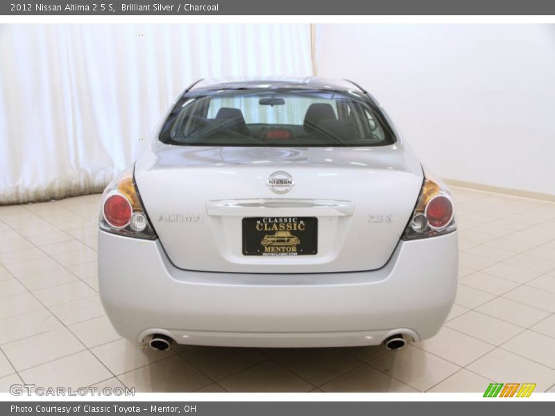 Brilliant Silver / Charcoal 2012 Nissan Altima 2.5 S