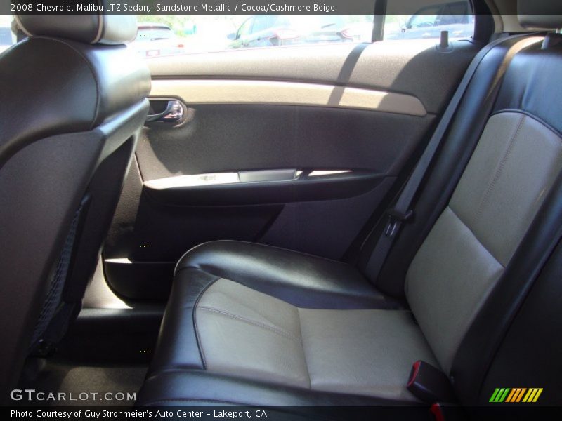 Sandstone Metallic / Cocoa/Cashmere Beige 2008 Chevrolet Malibu LTZ Sedan