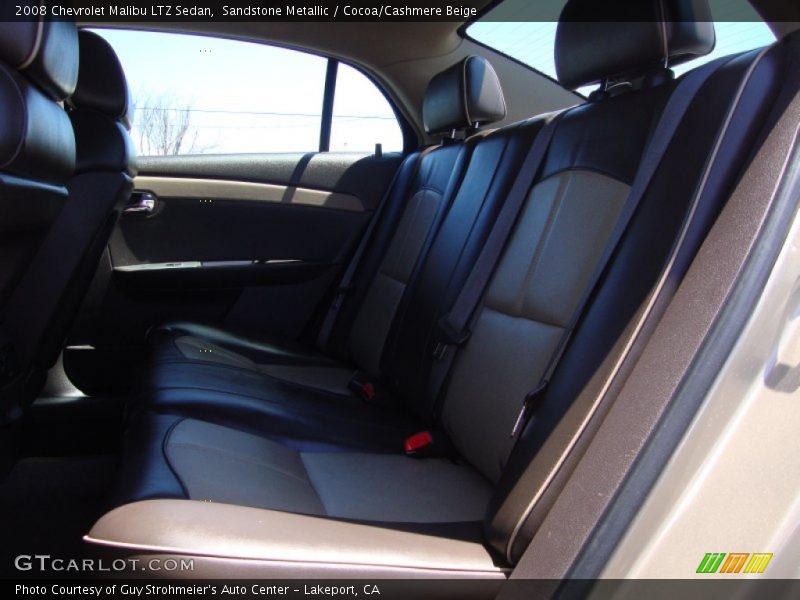 Sandstone Metallic / Cocoa/Cashmere Beige 2008 Chevrolet Malibu LTZ Sedan