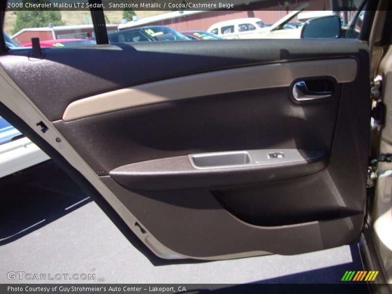Sandstone Metallic / Cocoa/Cashmere Beige 2008 Chevrolet Malibu LTZ Sedan
