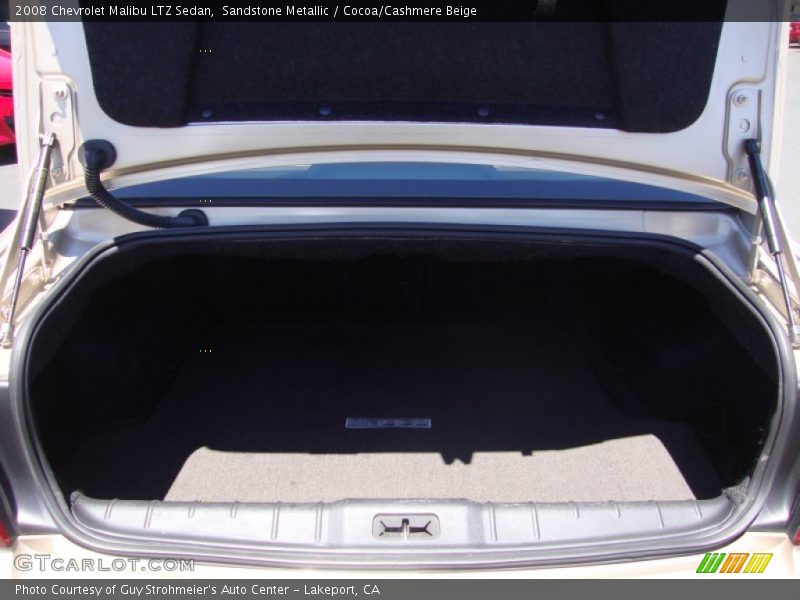 Sandstone Metallic / Cocoa/Cashmere Beige 2008 Chevrolet Malibu LTZ Sedan