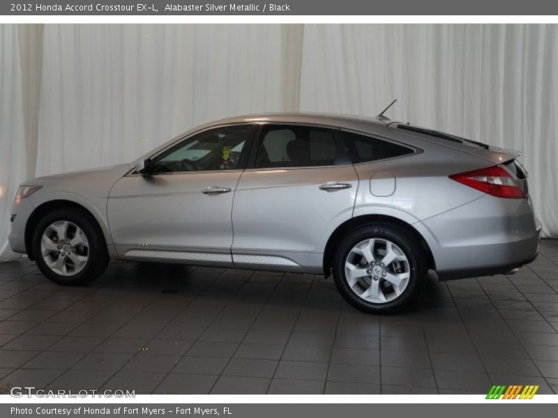 Alabaster Silver Metallic / Black 2012 Honda Accord Crosstour EX-L