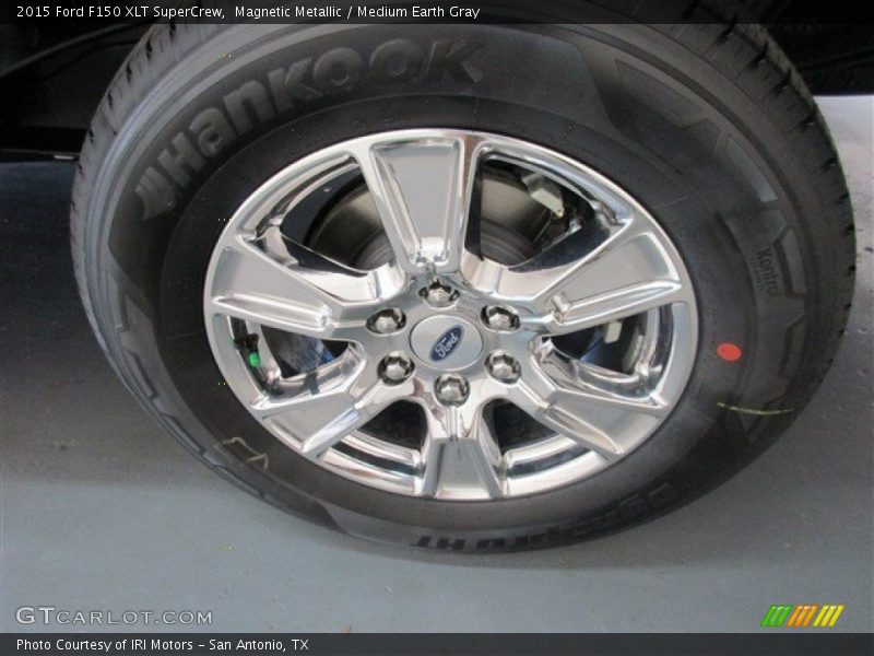 Magnetic Metallic / Medium Earth Gray 2015 Ford F150 XLT SuperCrew