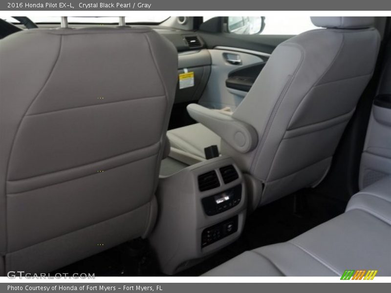 Crystal Black Pearl / Gray 2016 Honda Pilot EX-L
