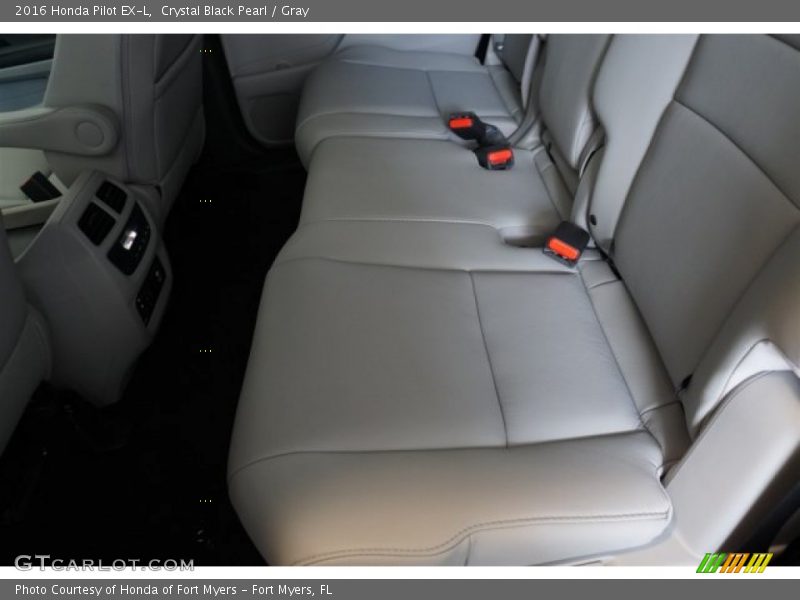 Crystal Black Pearl / Gray 2016 Honda Pilot EX-L