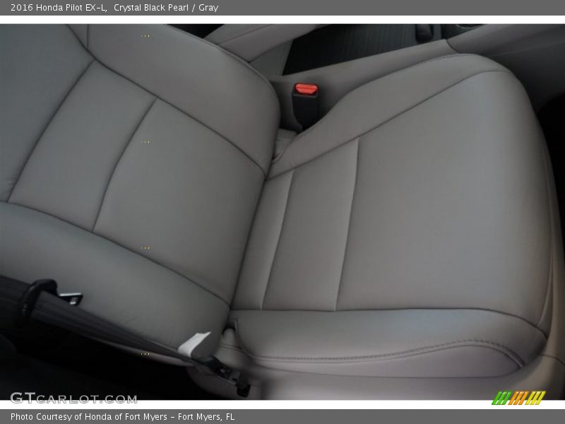 Crystal Black Pearl / Gray 2016 Honda Pilot EX-L