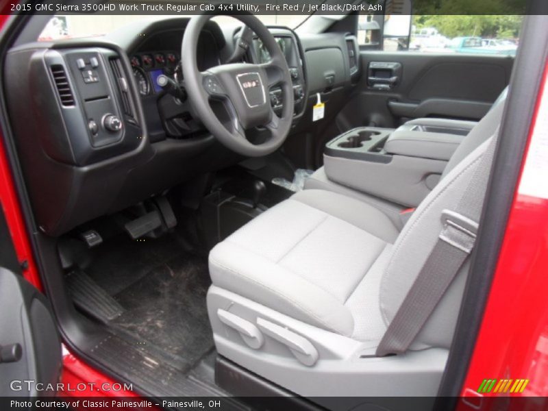 Fire Red / Jet Black/Dark Ash 2015 GMC Sierra 3500HD Work Truck Regular Cab 4x4 Utility